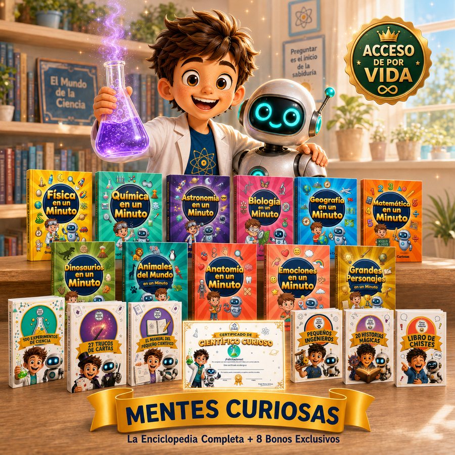 Mentes Curiosas — illustrated encyclopedia for children